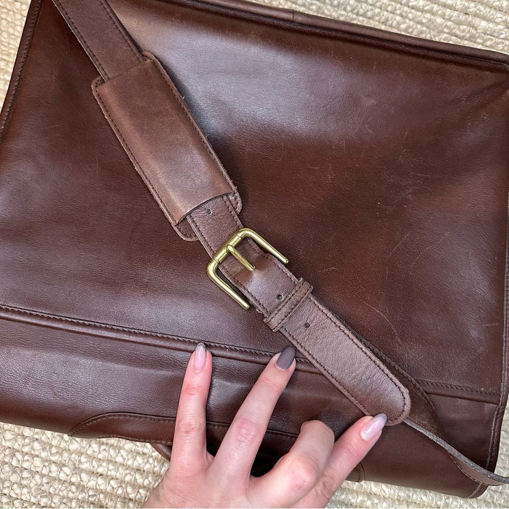 Coach Brown Leather Briefcase - Picture 11 of 16